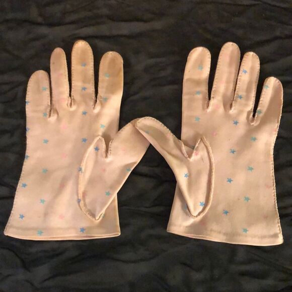 Vintage Madeleine Debs Ladies Gloves Stars Small - Picture 8 of 16